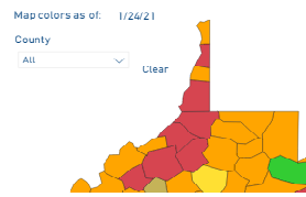 Ohio County Back to Orange on COVID Map, In-Person Learning at Wheeling Park High To Resume